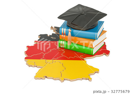 Education in Germany concept, 3D rendering 32775679