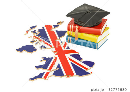 Education in Great Britain concept, 3D rendering Education in Great Britain concept, 3D rendering 32775680