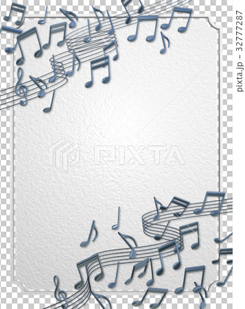 樂譜和樂譜圖像剪影 樂譜和樂譜圖像剪影 32777287