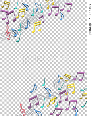 樂譜和樂譜圖像剪影 樂譜和樂譜圖像剪影 32777305