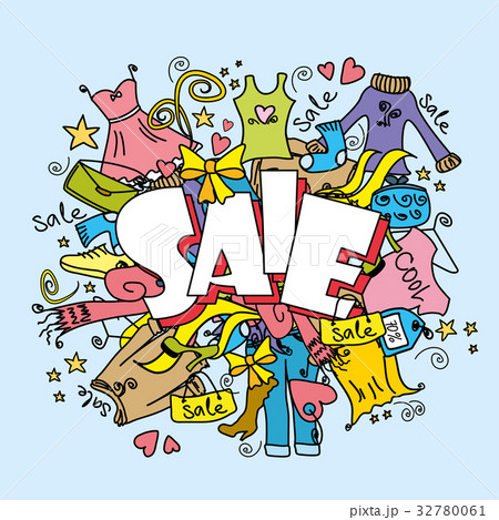 fashion shopping background 32780061