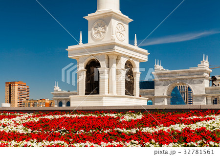 Kazakhstan, Astana, KazakYeli monument Kazakh Kazakhstan, Astana, KazakYeli monument Kazakh 32781561