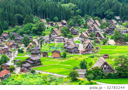 日本の原風景 白川郷 日本の原風景 白川郷 32783244