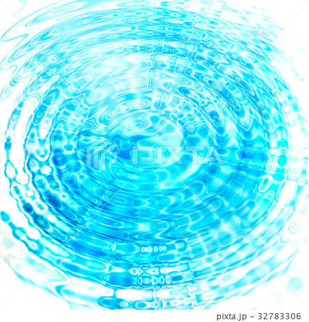 Abstract blue circular water ripples 32783306