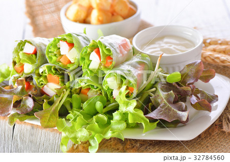 vegetable salad roll for healthy vegetable salad roll for healthy 32784560