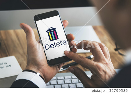 Delete cancel cut out remove erase edit 32799586