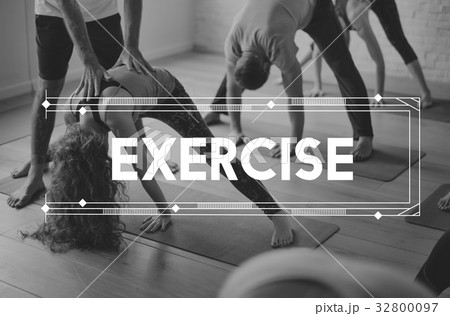 Diversity People Exercise Fitness Healthy Lifestyle Word Graphic Diversity People Exercise Fitness Healthy Lifestyle Word Graphic 32800097