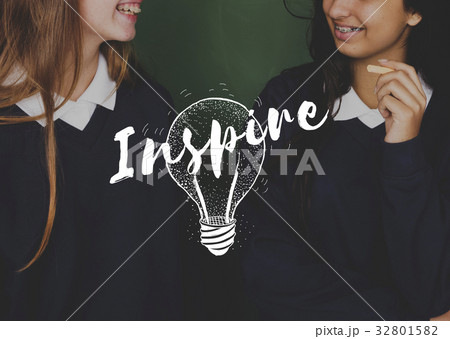 Inspiration Light Bulb Ideas Creative Icon Vector Inspiration Light Bulb Ideas Creative Icon Vector 32801582