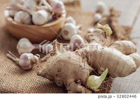 Ginger on sackcloth. Ginger on sackcloth. 32802446