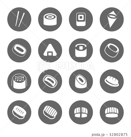 sushi icon set 32802875