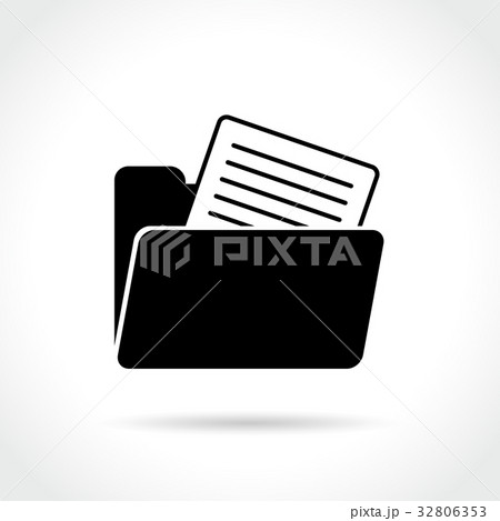 folder icon on white background 32806353