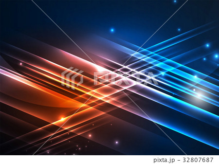 Glowing futuristic lines 32807687