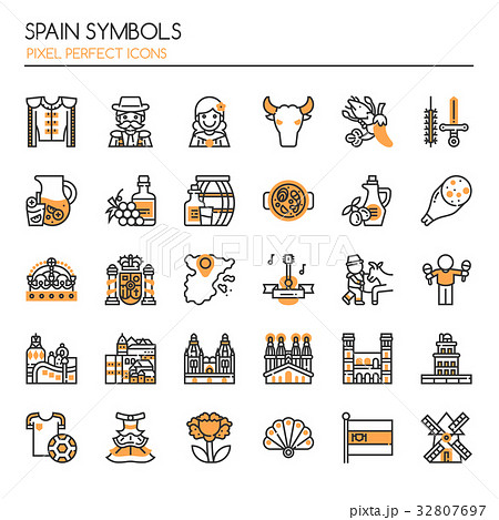 Spain Symbols Spain Symbols 32807697