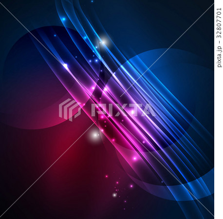 Glowing futuristic lines Glowing futuristic lines 32807701
