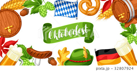 Oktoberfest beer festival. Banner or poster for 32807924