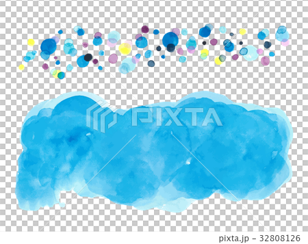 Polka dot water background 32808126