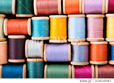 colorful thread spools colorful thread spools 32810087