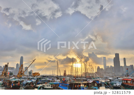 view of Causeway Bay Typhoon Shelter.2017 view of Causeway Bay Typhoon Shelter.2017 32811579