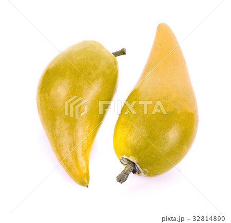 Egg fruit, Canistel on white background 32814890