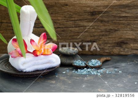 Herbal massage ball and indigo soap spa aroma 32819556