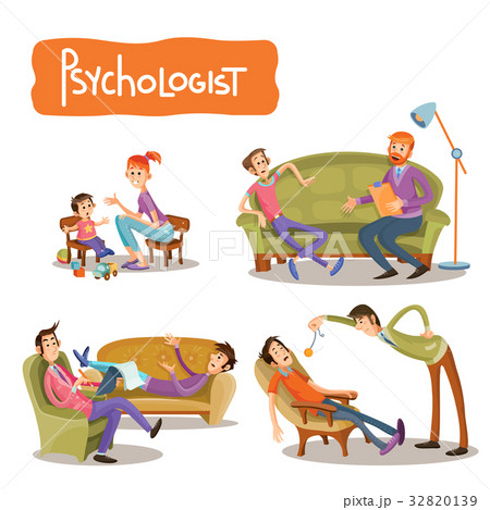 A set of vector cartoon illustrations the patient 32820139