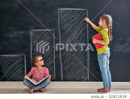 Two children in the class Two children in the class 32821639