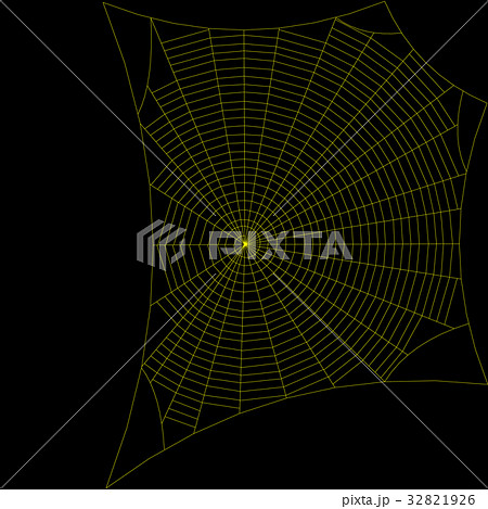 Spiderweb. Isolated on black background.  32821926