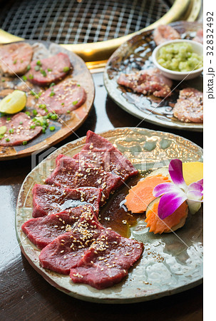 Premium japanese Rosu beef sliced 32832492
