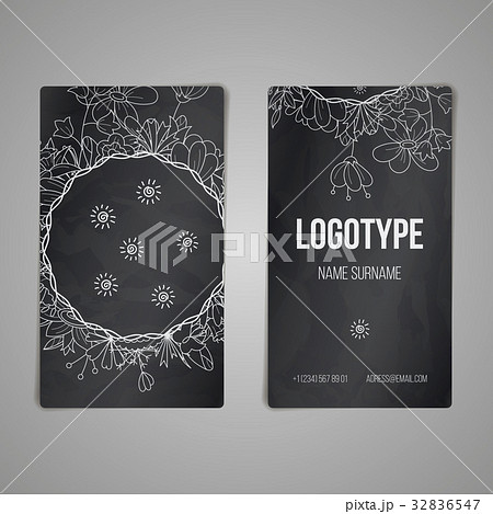 Set of vector design templates. Business card with Set of vector design templates. Business card with 32836547