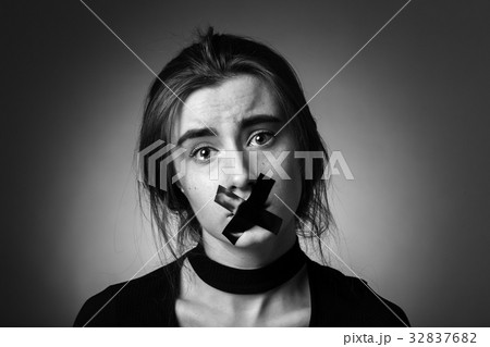 tape on mouth tape on mouth 32837682