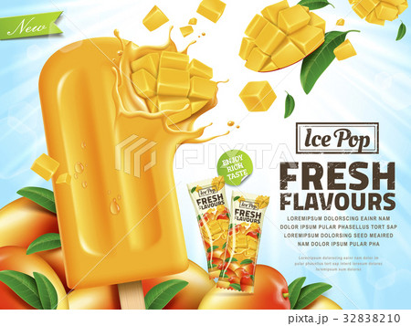Fresh mango ice pop ads Fresh mango ice pop ads 32838210