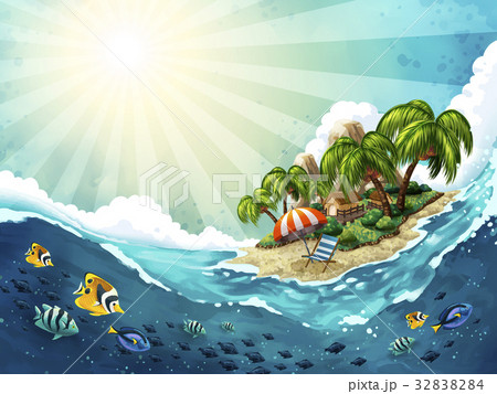 Summer Island Trip background Summer Island Trip background 32838284