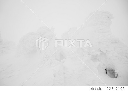 Snow Monsters area Mountain Zao, Japan . 32842105