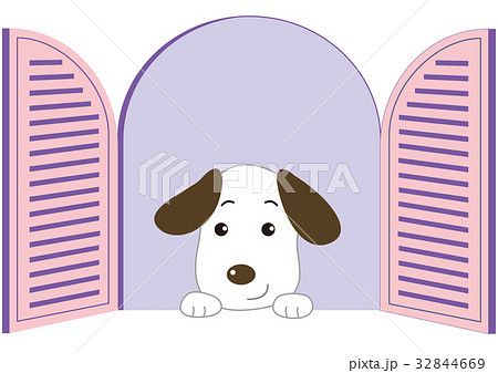 窓辺の犬 窓辺の犬 32844669