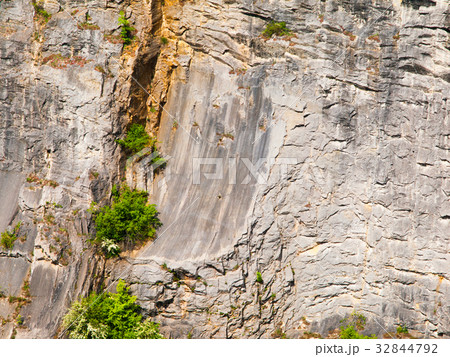 Detailed view of limestone texture, natural Detailed view of limestone texture, natural 32844792