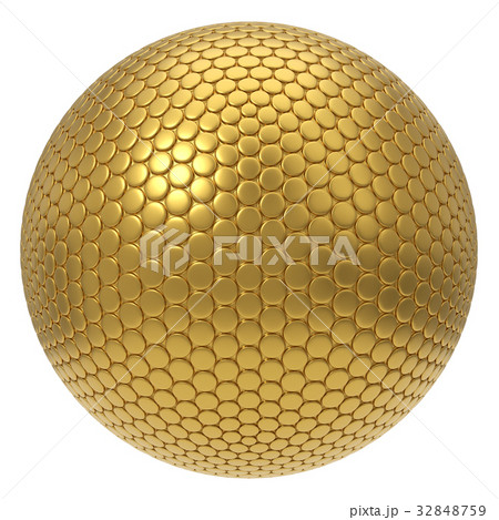 3d illustration of hexagon plated circular shapes. 3d illustration of hexagon plated circular shapes. 32848759