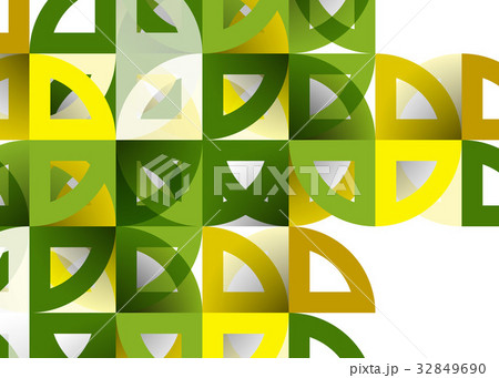 Cut paper circles, mosaic mix geometric pattern Cut paper circles, mosaic mix geometric pattern 32849690