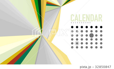 Modern triangle presentation template 32850847