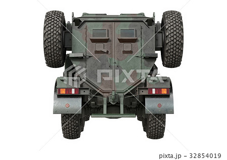 Truck army transport, back view 32854019