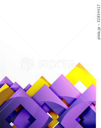 Vector square template background Vector square template background 32854417