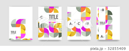 Set of brochure cover templates 32855409