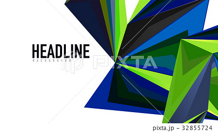 Modern triangle presentation template Modern triangle presentation template 32855724