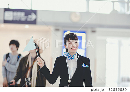 空港　ツアー添乗員 32856889