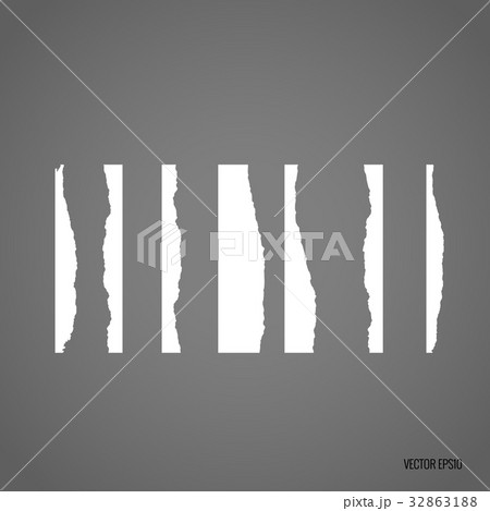 Collection of various white note papers, ready for your message. Vector illustration 32863188