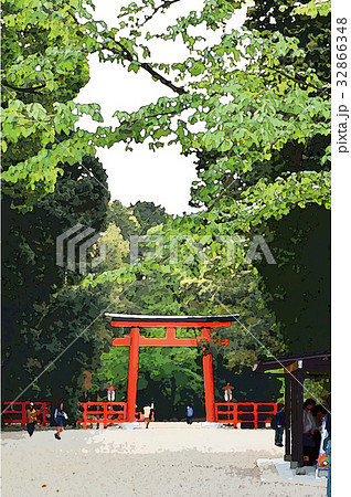 下鴨神社、糺の森 32866348
