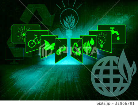 green background for ecology 32866781