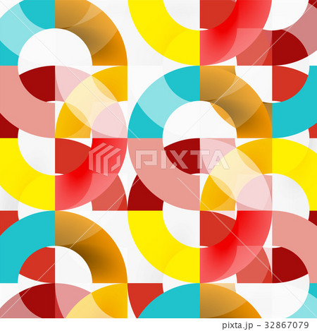 Colorful rings on grey background, modern 32867079