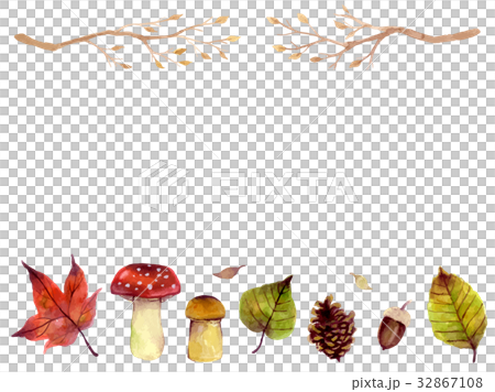 Autumn plant frame 32867108