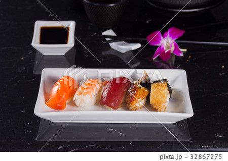 Japanese sushi dish 32867275