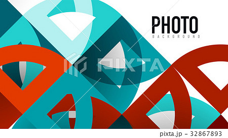 Business presentation geometric template 32867893